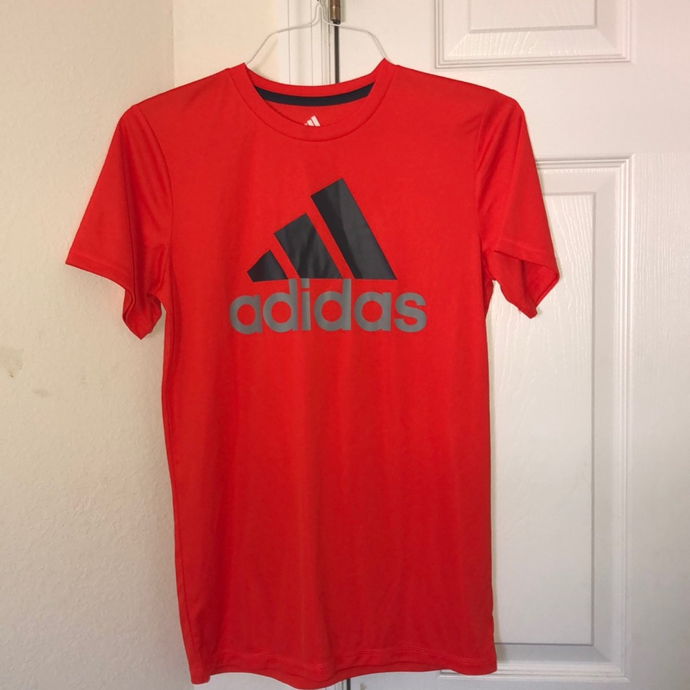 Bright Orange Adidas Athletic Tee